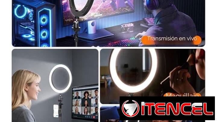 Aro de Luz LED Regulable de 10 pulgadas