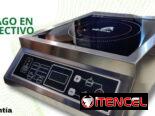 Cocinas de inducción y cocinas infrarrojas con sarten y paletas de madera incluidas en el precio y cocinas regulables