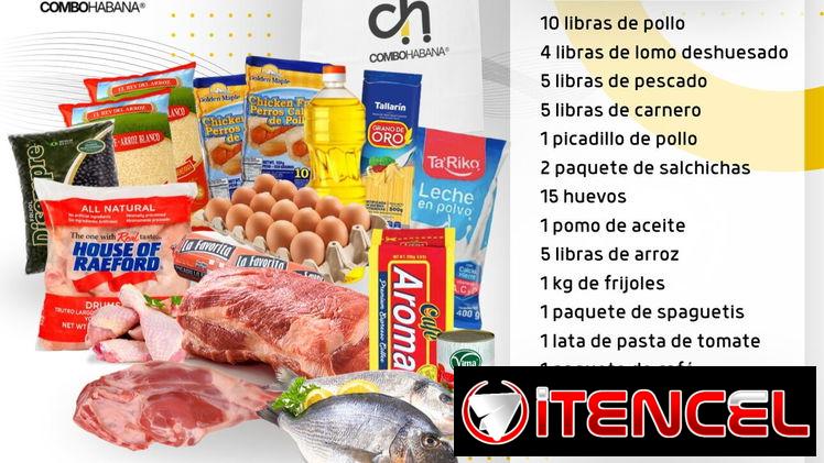 Combos de alimentos y aseo.  Entrega en 24h