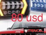 Pantallas de luces Led cuadradas y redondas