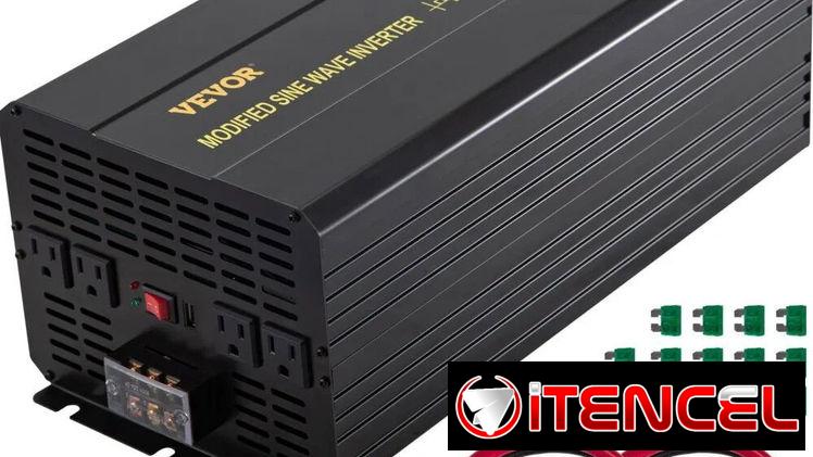 MENSAJERÍA INCLUIDA Inversor VEVOR 5000W – 10000W Pico | 12V a 120V Onda Modificada