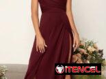VENDO VESTIDO LARGO CON ESPALDA DESCUBIERTA, CRUZADO Y ANUDADO
