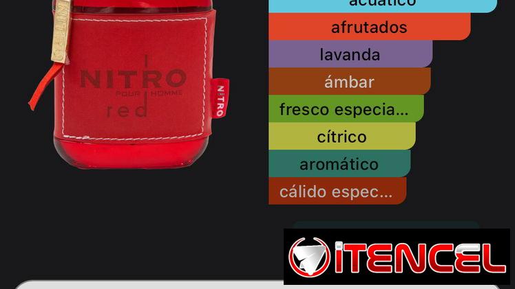 ❤️Nitro Red perfume árabe afrutado