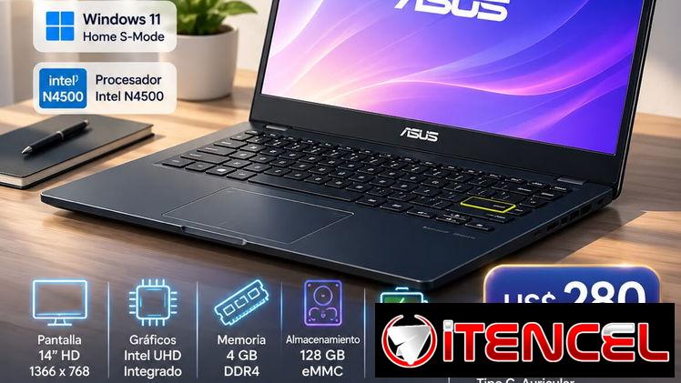 💻 Laptop ASUS 14” 4GB RAM / 128GB