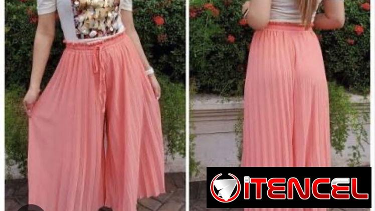 Pantaloneta plisada