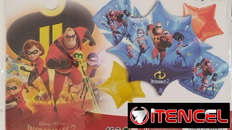 Set de Globos de 5 Piezas (Varias Temáticas)