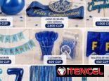 Globos cromados, latex, cortina de lluvia, bolsitas de regalo, cartel feliz cumpleaños, #Globos vela bengala, Corona ban