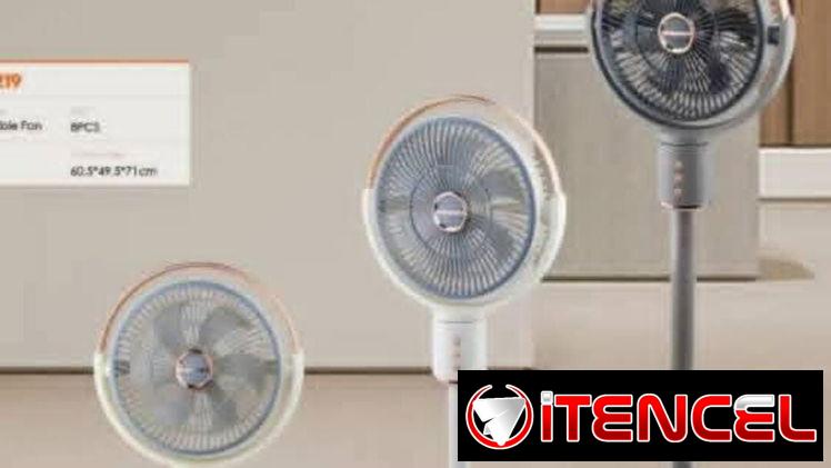 Ventilador recargable 12″