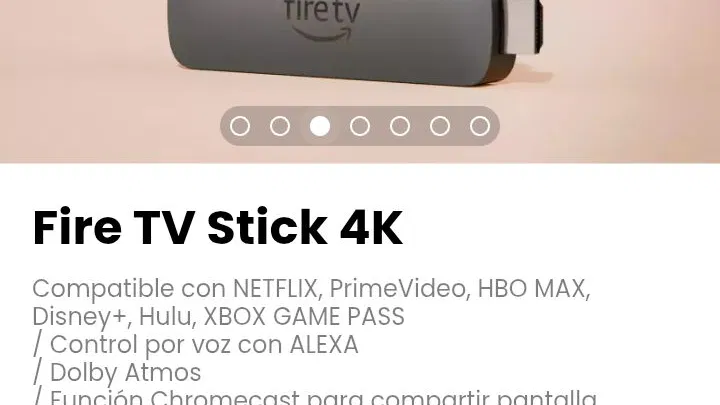 Fire TV Stick 4K. Control por voz con ALEXA. Nuevo