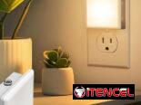 Lampara Luz nocturna, luces nocturnas enchufables a la pared,sensor de atardecer a amanecer, luz nocturna