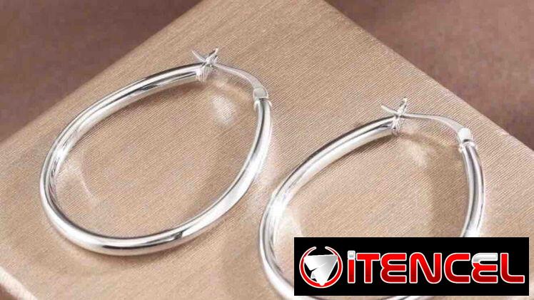 🔥Argollas de Gota Caladas Plata S925🔥