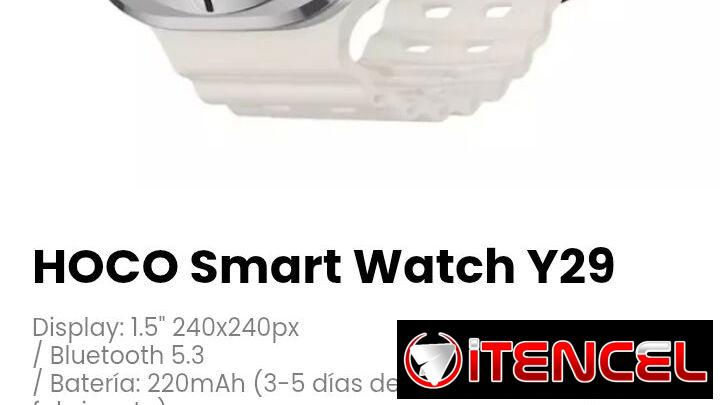 HOCO Smart Watch Y29. Llamadas Bluetooth (hacer y recibir desde el reloj)