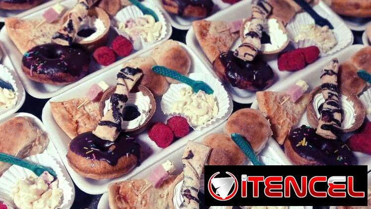 Platos de Buffet retractilados por encargo