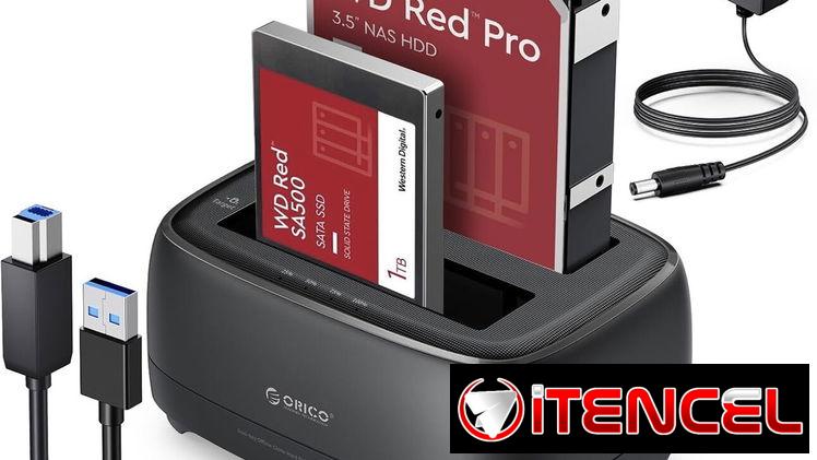 DOCKING EXTERNOS DE 2 BAHÍAS ORICO y SABRENT(65 USD)|HDD 2.5”-3.5”(HASTA 44TB)|USB 3.0 + ALIMENTACIÓN 12V|EN CAJA-NUEVOS