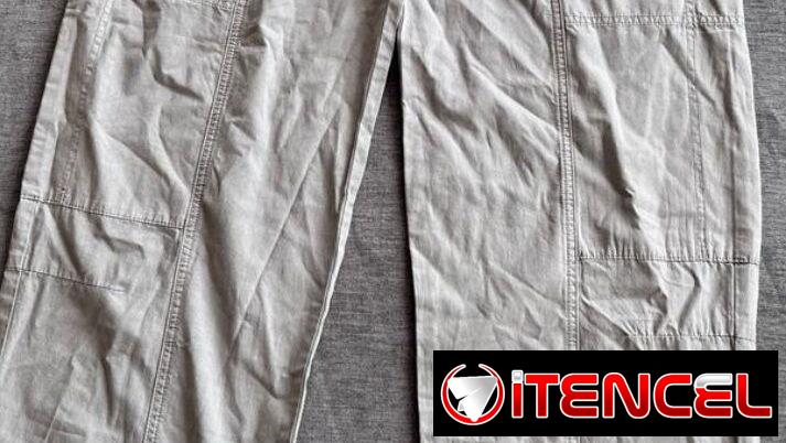 Pantalones de mujer de mezclilla corte ancho 58547627