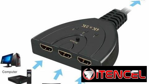 SPLITTER HDMI 4K (3 ENTRADAS Y 1 SALIDA)