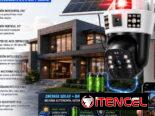 Cámara de 3 lentes Visión 4k/Solar/Alarma
