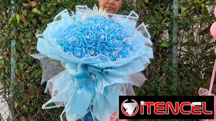 Ramo gigante de rosas con entrega inmediata en la Habana