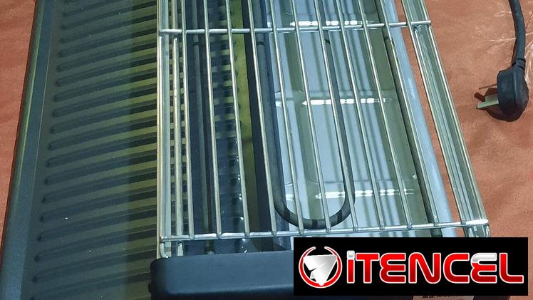 Parrilla Eléctrica Sin Humo, Ideal para Fiestas Y Entretenimiento.