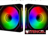 🌈🖥️ PACK 3 FANES 120MM ARGB INFINITY MIRROR PWM PARA PC GAMER ENVÍO DISPONIBLE + GARANTÍA
