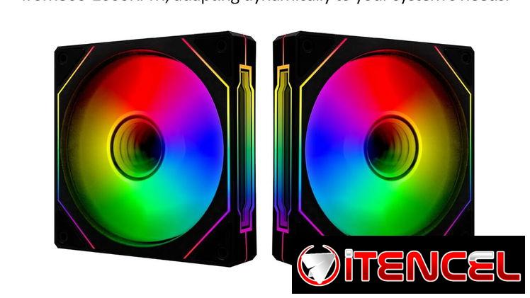 🌈🖥️ PACK 3 FANES 120MM ARGB INFINITY MIRROR PWM PARA PC GAMER ENVÍO DISPONIBLE + GARANTÍA