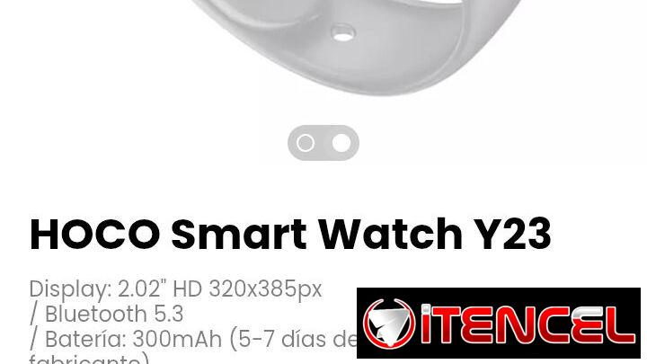HOCO Smart Watch Y23. Múltiples modos deportivos: correr, ciclismo, conteo de pasos, calorías, distancia