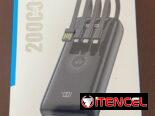 Power Bank Moreka 20mil mAh Cargador inalámbrico por inducción  4 puertos diferentes de carga Precio:$40