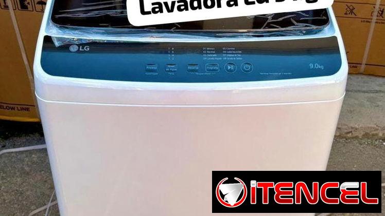 Lavadora automática LG 9 kg, agua fría y caliente
