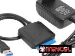 Adaptador 3.0 para disco duro de (3.5 y 2.5) SATA a USB + Transformador (necesario para tamaño 3.5 ) .Nuevo