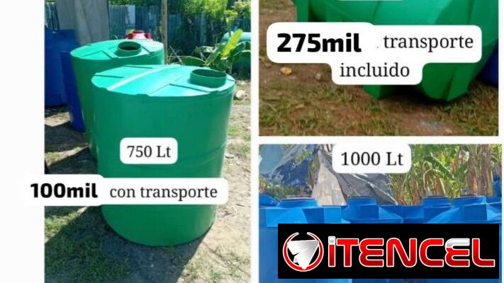 Tanques plásticos disponibles .
