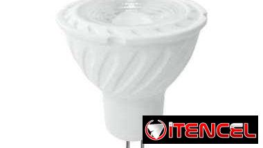 Bombillo tipo dicroico De base MR16 GU10 y GU 5.3 luz blanca y calida