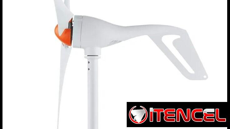GENERADOR EOLICO VEVOR 500 W, 12 V, 3 ASPAS con controlador MPPT