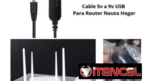 Vendo  Cable 5v a 9v para Router nauta hogar Nuevos sellados calidad y garantia no dude en llamar