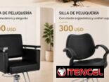 Sillas y sillones de peluquería y Barbería,lavacabezas,camilla y lámpara medialuna