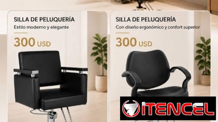 Sillas y sillones de peluquería y Barbería,lavacabezas,camilla y lámpara medialuna