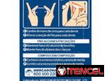 Hilo dental 120m con cera y sabor a menta (higiene bucal)