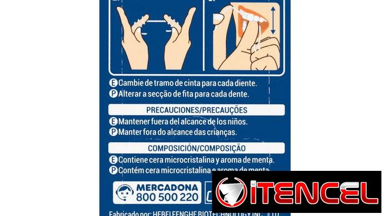 Hilo dental 120m con cera y sabor a menta (higiene bucal)