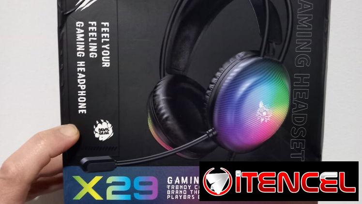 Cascos audífonos Onikuma X29 gaming RGB