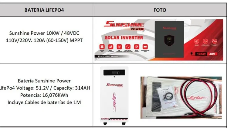 Convertidor de 10k con batería de 16k