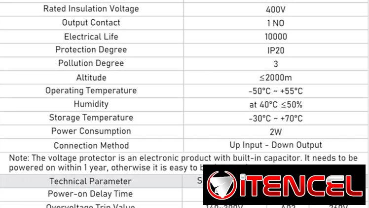 DIHOOL Protector de voltaje ajustable 110V 220V, corte de bajo/alto voltaje y protección contra sobrecorriente, subvolta