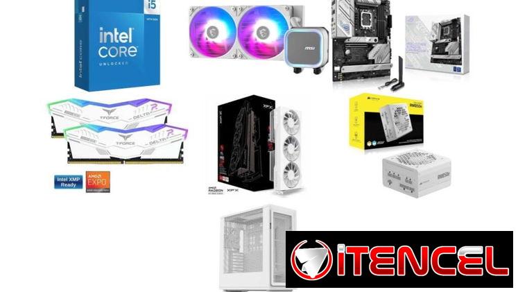 PC GAMER BLANCA🤩 RX 9060 XT 16GB OC (3xFan)✅0km