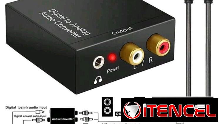 Adaptadores de optico a rca