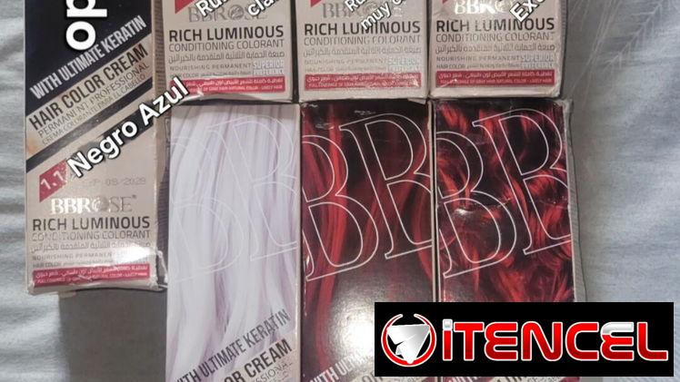 Tinte sin amoniaco Marca Bbrose $ 1200mn