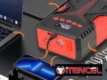 Arrancador de bateria y compresor portatil para neumaticos y otros