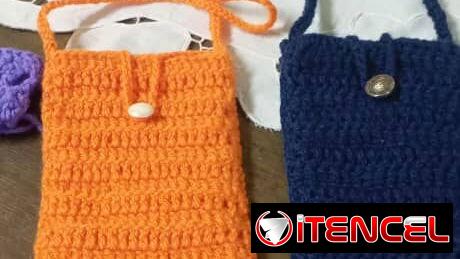 Portacelulares tejidos