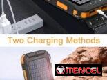 Power Bank 40 000mAh Carga Rápida, Batería Portatil, Solar, Luz Led. NUEVA!!!GANGA!!!