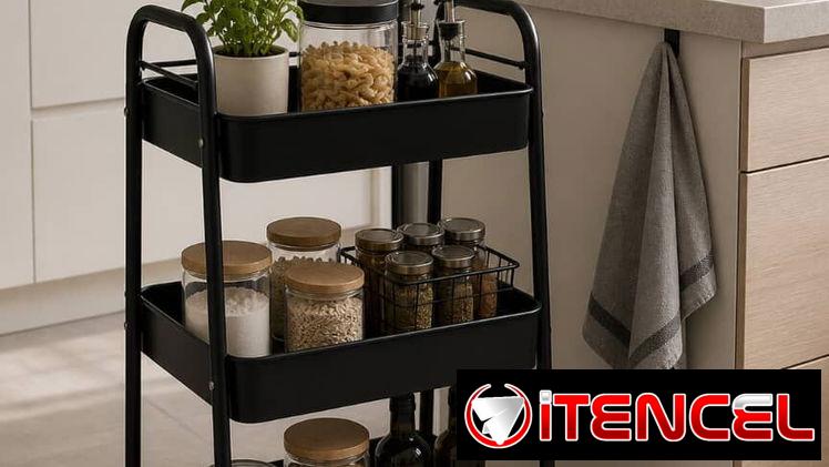 🛒 Carro Organizador Compacto con Ruedas  💲 PRECIO: 25 USD. Escríbeme al WhatsApp 56249037