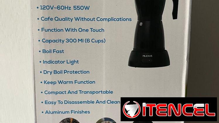 Cafetera Eléctrica Milexus de 6 tazas