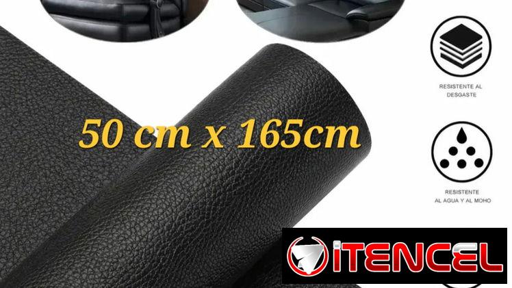 Cuero auto adhesivo para parches 50 x 165cm