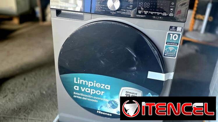 Lavadora automática secado al vapor de 15 kg